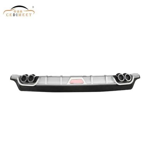 Generic Universal Car Rear Bumper Lip Diffuser Body Kit - Grey - image 2