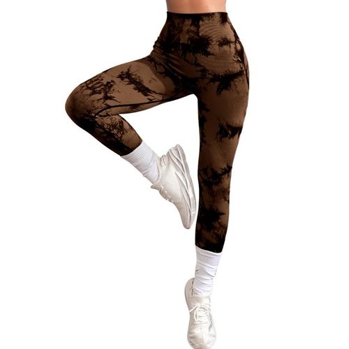 Shop Generic Tie dye Fitness Leggins Yoga Pants Sport Leggings Women  Seamless Leggings Breathable High Waist Tights\nExercise Gym  Clothing(No.#14) Online