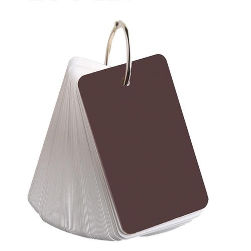 Shop Generic 100 Sheets Blank Index Note Memo Paper Set with Binder ...