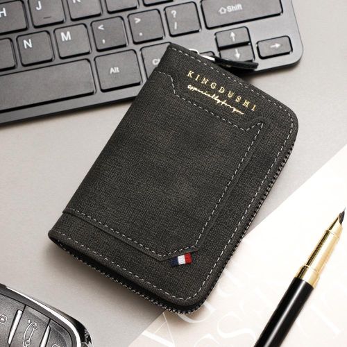 product_image_name-Fashion-Men's PU card holder, large capacity, with multiple card slots and accordion format.-1