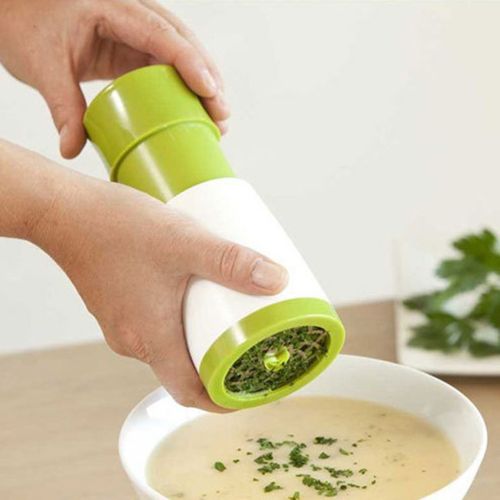  Herb Grinder Spice Mill Parsley Shredder Chopper Vegetable  Cutter Garlic Coriander Spice Grinder Kitchen Accessories: Home & Kitchen