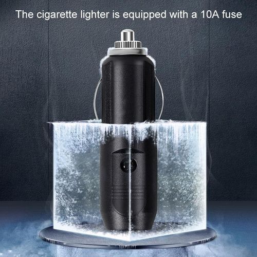 Generic Car 12V Portable Inflatable Cylinder Pedal Pointer Air Pump with Light & Tool Box - image 4