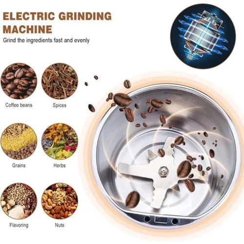 product_image_name-Oem-Blue Electric Powder Grinding Blender – Dry Food Grinder, Spices, Pepper & Grains-2
