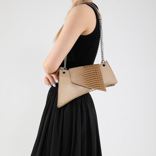 product_image_name-Generic-Luxury Shoulder/Crossbody handbag- Lightbrown-3