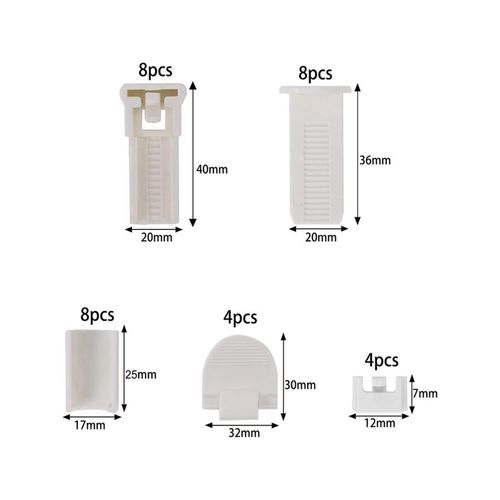 Generic 32Pcs Vertical  Repair Set Patch Set Vertical Blinds - image 2