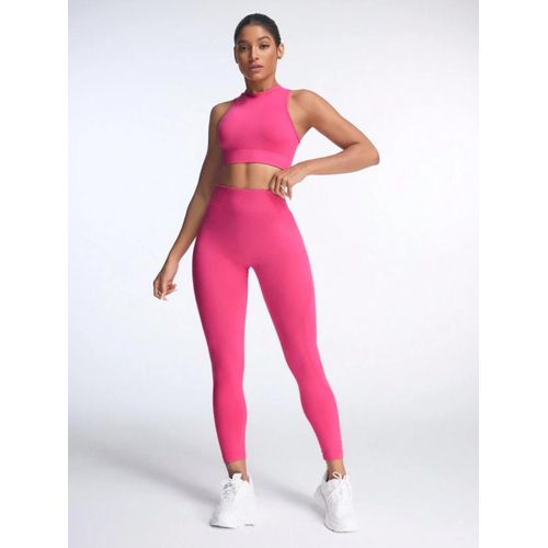 Fashion 254 Seamless yoga set 2pcs- multicolor - image 5
