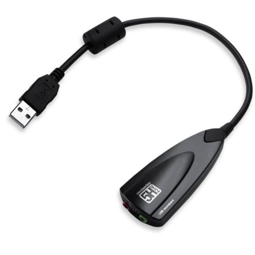 product_image_name-Generic-Virtual 7.1 Channel External USB Sound Card Adaptor - 3.5mm Jack - Black -1