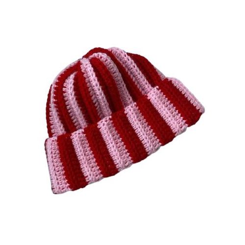 product_image_name-Generic-Knitted Woollen Beanie-Multicolor -1