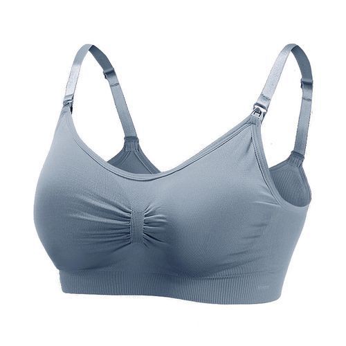 New Seamless Breastfeeding Nursing Bra Front Buckle No Steel Ring