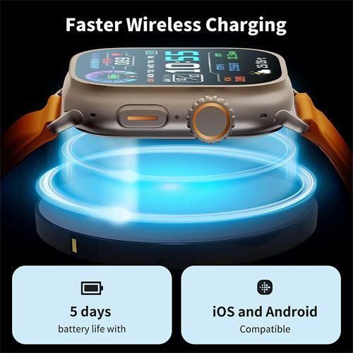 product_image_name-Generic-T900 Ultra2 MAX 2.19 Inch HD Full Touch Screen Smart Bluetooth Call Smart Watch-6