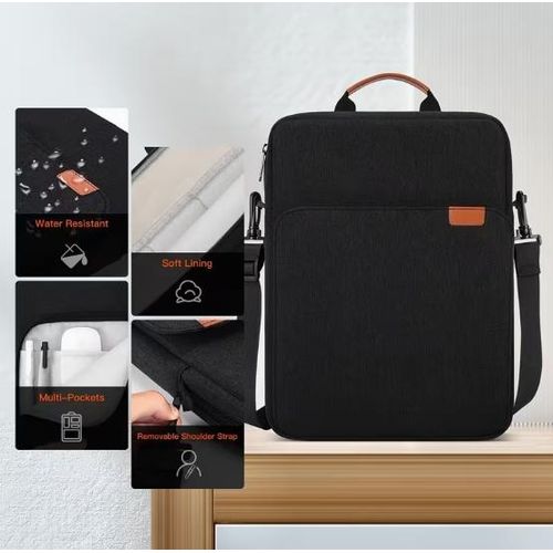 Generic Laptop Bag - Portable13" Tablet & Electronics Carrier with Crossbody Strap - image 6