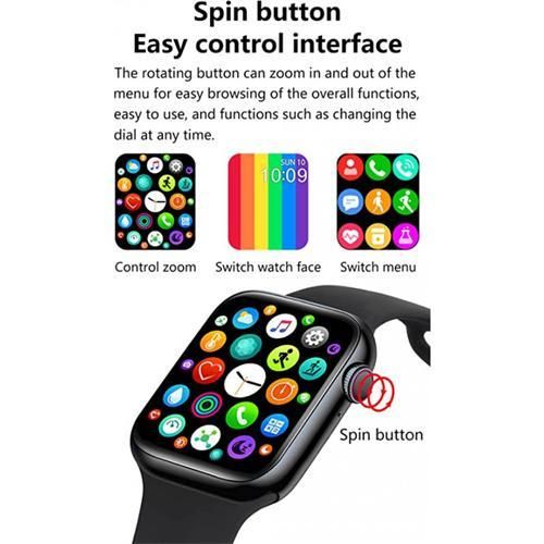 Generic Series 10 7-in-1 Strap 2.2" Bluetooth Call Full Touchscreen Smartwatch- For Android and iOS - image 4