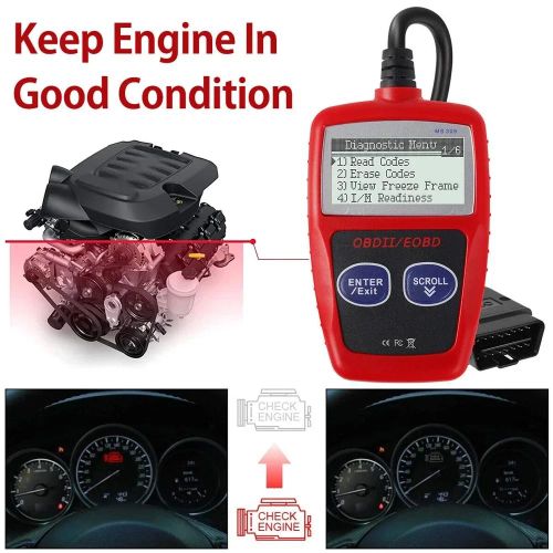 Generic MS309 Automotive Code Reader OBD2 Scanner D-iagnostic Tool Car Check Engine Fault - image 8