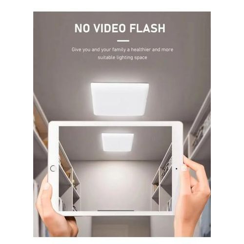 White Label 36W Frameless LED Ceiling Light - 8" Modern Round Panel Lamp with 6500K Cool White Brightness - image 2