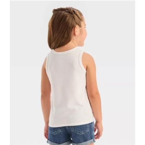 product_image_name-AD-3pcs Girls Cotton Singlet (5 - 6 years) - White-2