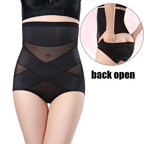 Shop Generic Slim Tummy Control s with Buckle Lace Panty Shapewear High  Waist Trainer Sexy Lifter Dress Body Shaper Slimming Pants Online