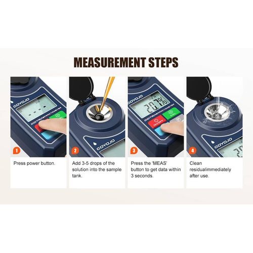 Generic Handheld Digital Refractometer - Black - image 2