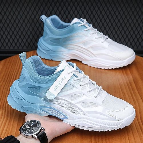 product_image_name-Generic-Man Vulacnized Shoes Breathable Comfortable Flat Casual Shoes Summer Outdoor Lace-up Walking Shoes-1
