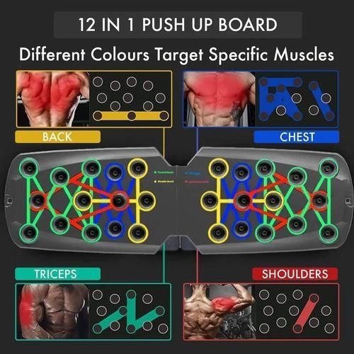 Generic Multifunctional Push-Up Board with Resistance Bands - image 3