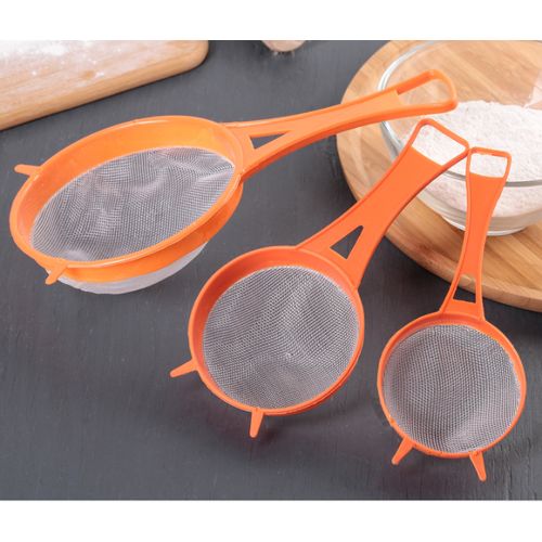 A & Shine 3 in 1 Strainer for Straining Food - Multicolours