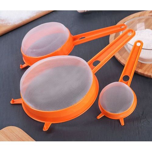 A & Shine 3 in 1 Strainer for Straining Food - Multicolours - image 2