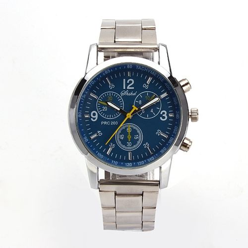 Shop SHSHD Stainless Steel Strap Analog Wrist Watch Silver Online