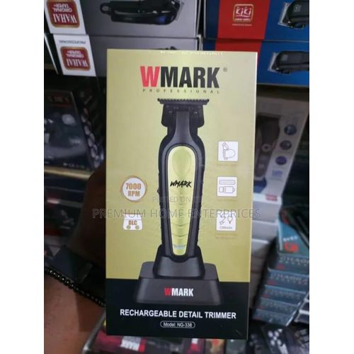 WMARK NG-338 Rechargeable Detail Trimmer - Black/Gold - image 3