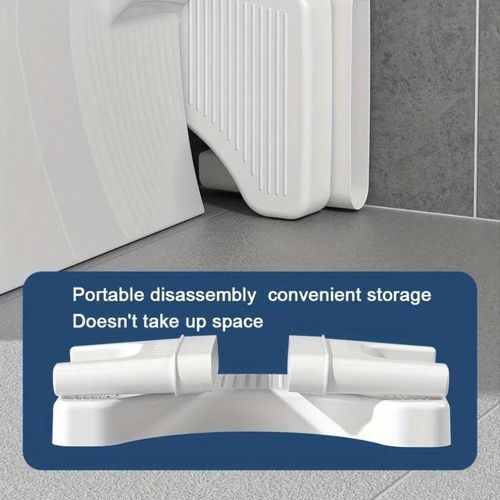 product_image_name-Generic-1pc Toilet Potty Stool For Adults, 7" Heavy Duty Plastic Portable Squatting Poop-3