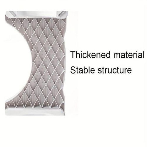 product_image_name-Generic-1pc Toilet Potty Stool For Adults, 7" Heavy Duty Plastic Portable Squatting Poop-4