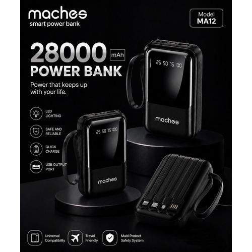 Maches 28000 mah portable power bank