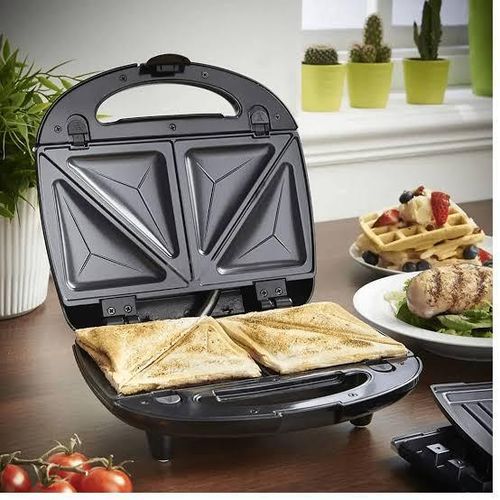 Generic Sandwich Maker toaster with Non-stick plates - LED Indicator Lights - image 3