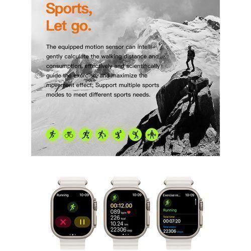 product_image_name-RichRipple-Black+Grey 2 Smart Watch Bands Bluetooth Call 2.08 inch Smart Watches - Black-6