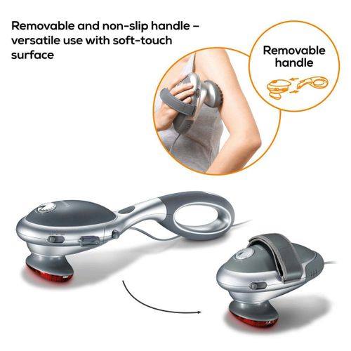 Generic  infrared body massager hammer.- silver - image 3