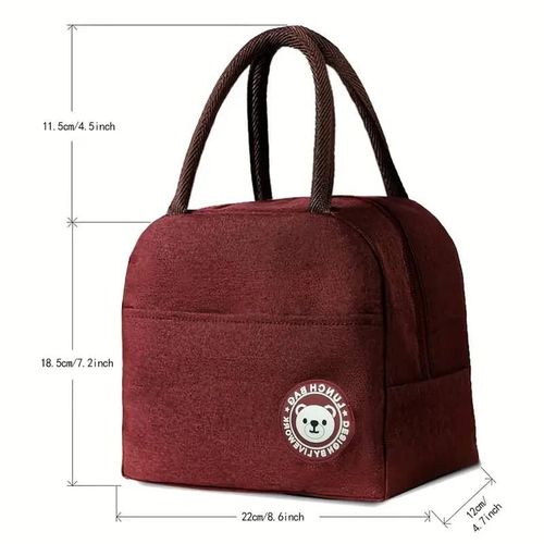 product_image_name-Generic-Insulated Lunch Bag - Brick Red-2
