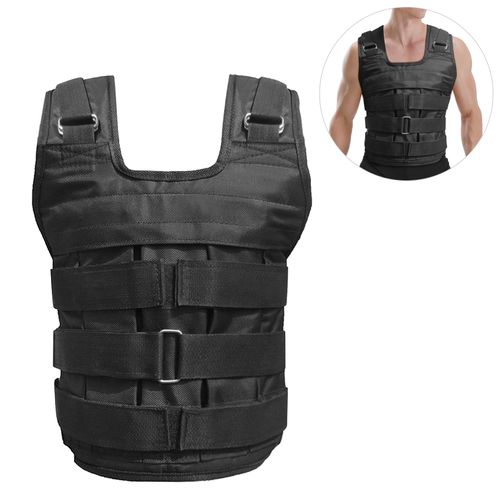 30KG Loading Weight Vest For Boxing Weight Training Adjustable Waistcoat  Jacket Sand Clothing Workout Fitness Gym Equipment