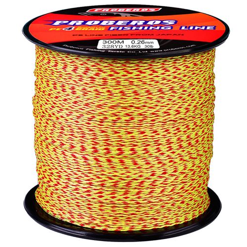 Shop Generic Fishline Assist Hook Braid 4 stands Fishing Line Braided Lines  PE Multifilamento De Pesca Red Yellow 300m Online