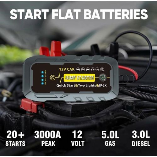 Generic 12V 3000A Car Battery Booster/Car Battery Jump Starter. - image 3