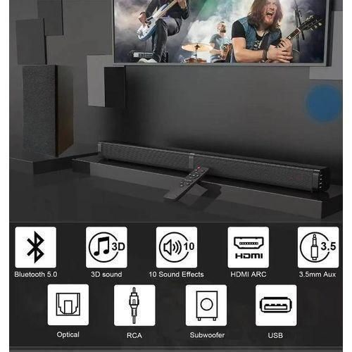 product_image_name-White Label-8000W - Superior Professional High Powerful Wireless In-Built Quality TV Subwoofer Soundbar - Black-4