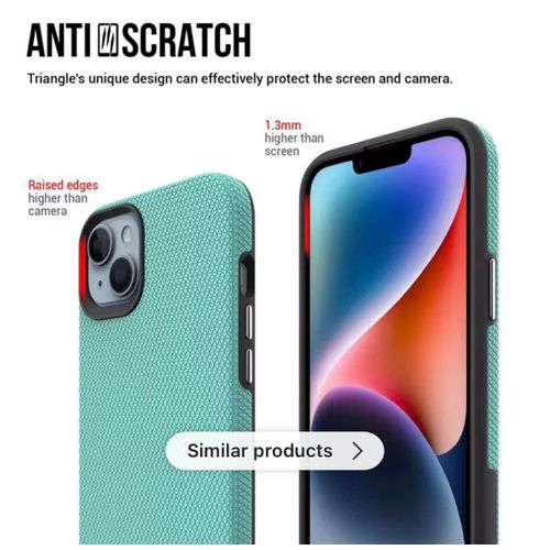 product_image_name-White Label-Shockproof Triangle  Case for iPhone -Green-2