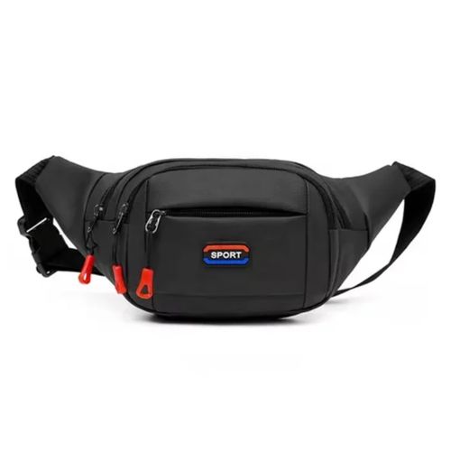 product_image_name-A & Shine-Men's Premium Waist Bag - Black-1