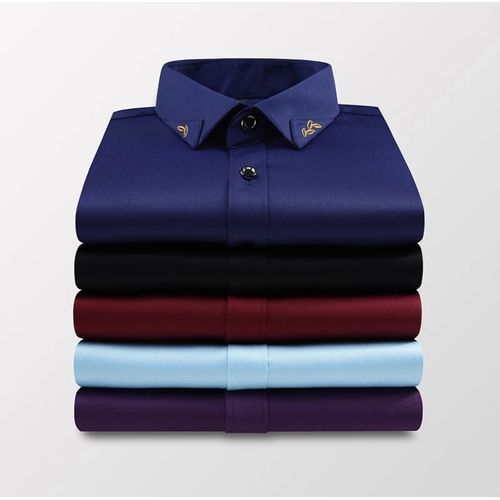 product_image_name-Generic-Set-of-5 Office Causal Long Sleeve Shirts  - Multicolor-1
