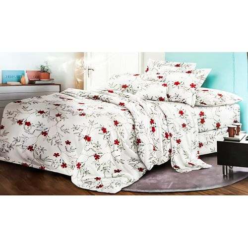 product_image_name-Luxury-4-Piece Bedsheet Set – Multicolor, 2 Bedsheets + 2 Pillowcases, Soft, Breathable Bedding -1
