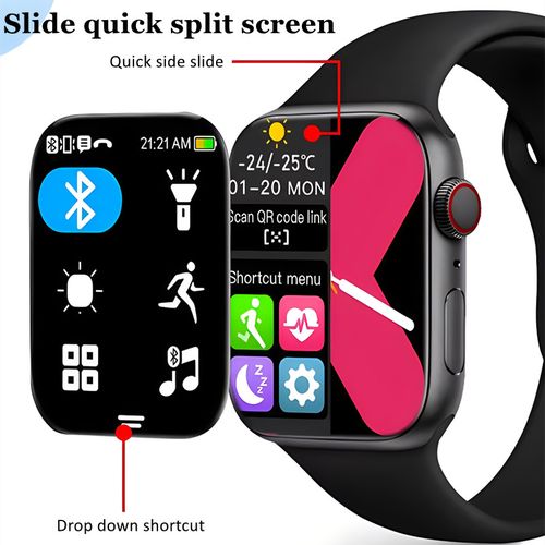 product_image_name-Generic-T55 Pro Max Smart Watches+Case Bluetooth Headsets 2 Smart Watch Bands BT Call 1.44"-8