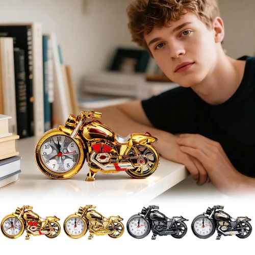 product_image_name-Generic-Vintage Alarm Clock Motorcycle Model Creative Desktop Clock Funny Multi-Purpose Bedside Office Clock Home Desktop Decoration Children Friends Gift-6