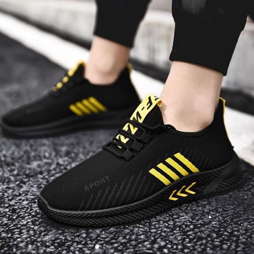 Shop Fashion Men Sneaker Shoes - Black Online | Jumia Ghana