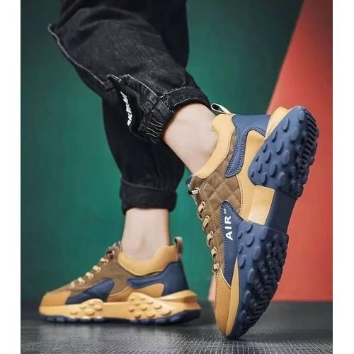 product_image_name-Generic-Men's Fashion Lace Up Sneakers Casual Sport Shoes- Brown-7