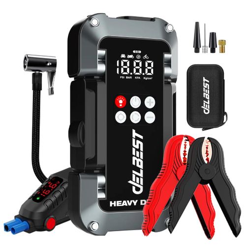 product_image_name-White Label-Heavy Duty Car / Truck Jump Starter with Tyre Air Compressor - 26000 MAH - 6 in 1-1