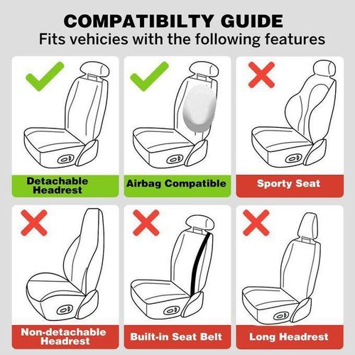 Generic 9-Piece Full-Coverage Leather Seat Cover Set (Front & Rear Rows) - Interior Protection Accessories - Blue - Standard Model - image 7