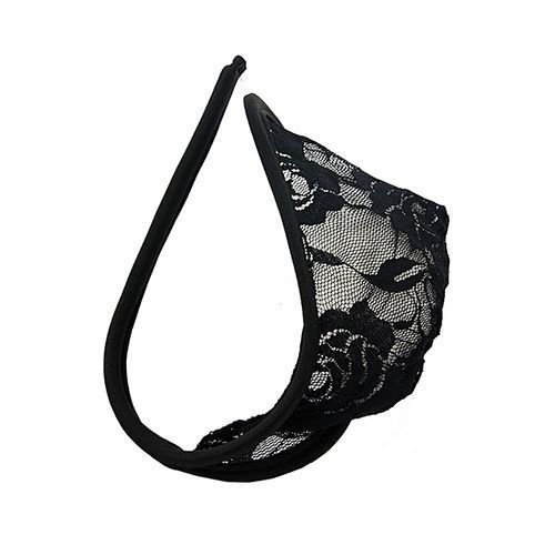 Shop Generic C-String Thong Lace Underwear Sexy Lingerie ( Black