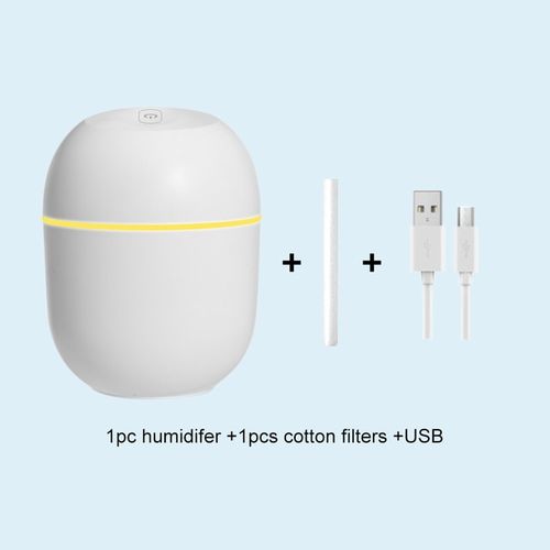 Air Humidifier Mini Ultrasonic USB Essential Oil Diffuser Car Purifier  Aroma Anion Mist Maker for Home Car with LED Night Lamp